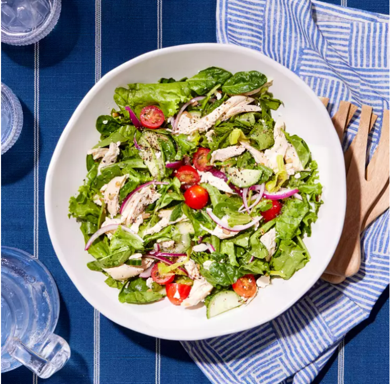 Chopped Power Salad with Chicken